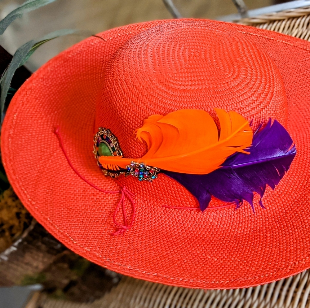 SUNFIRE ORANGE 🧡 SUMMER HAT